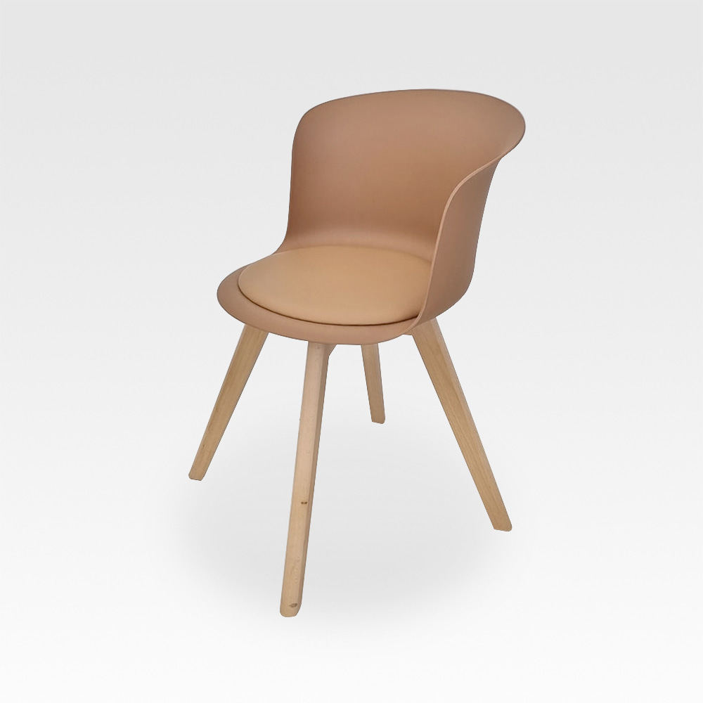 GCS-030, 컬러 포인트 인테리어 카페 원목의자