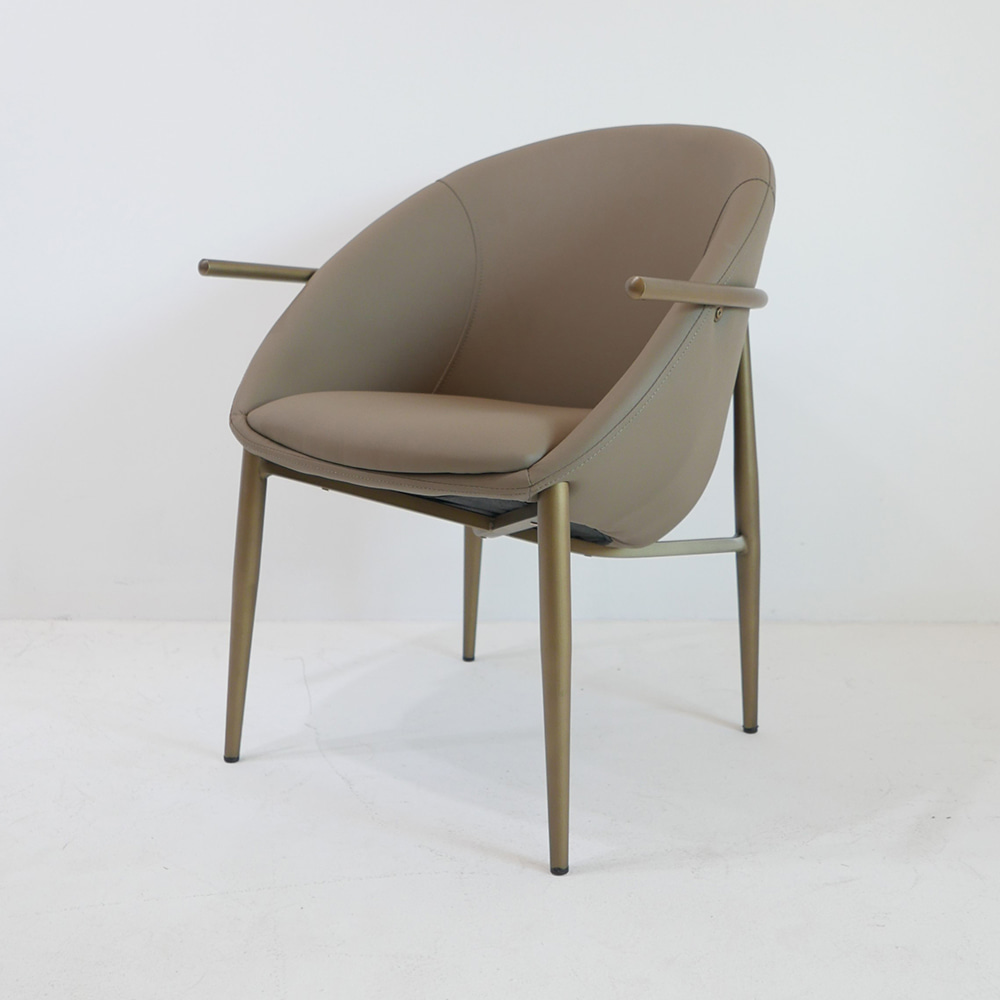 MIS-051, 카페 호텔 라운지 골드 디자인 의자